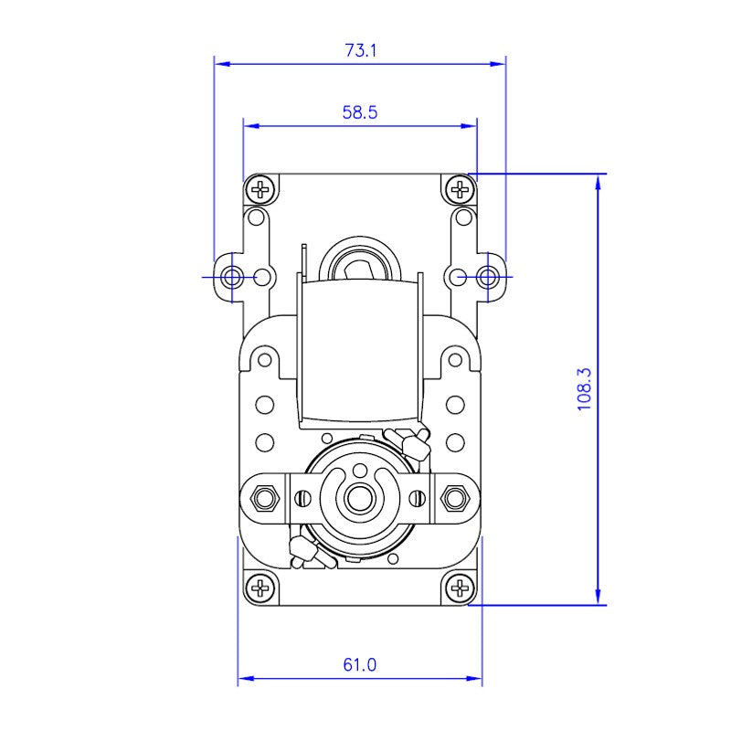 MOTORIDUTTORE STUFA A PELLET 5 RPM ALBERO CAVO TIPO BCZ MOD.504 AMBIENTE E CALORE - CADEL - KARMEK ONE - ITALIANA CAMINI - PUROS