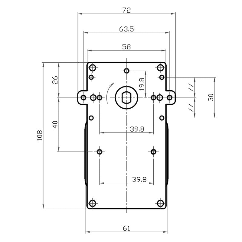 MOTORIDUTTORE STUFA A PELLET 5 RPM - ALBERO CAVO KENTA