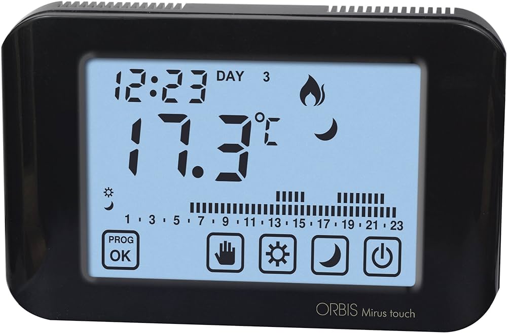 Cronotermostato Digitale MIRUS TOUCH Programmazione Giornaliera/Settimanale