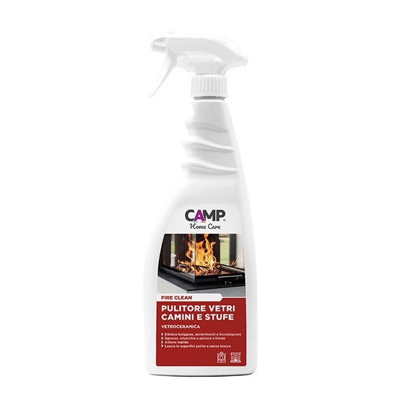 Camp FIRE CLEAN, Pulitore concentrato per vetroceramica, termocamini, camini e stufe