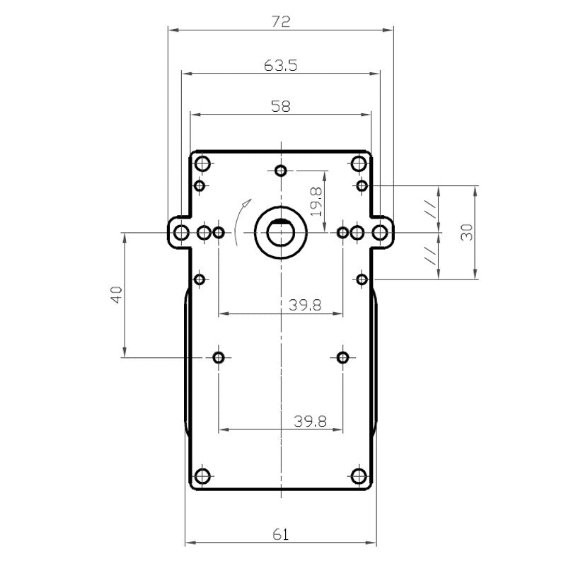 MOTORIDUTTORE STUFA A PELLET 8,5 RPM - ALBERO 8,5  KENTA